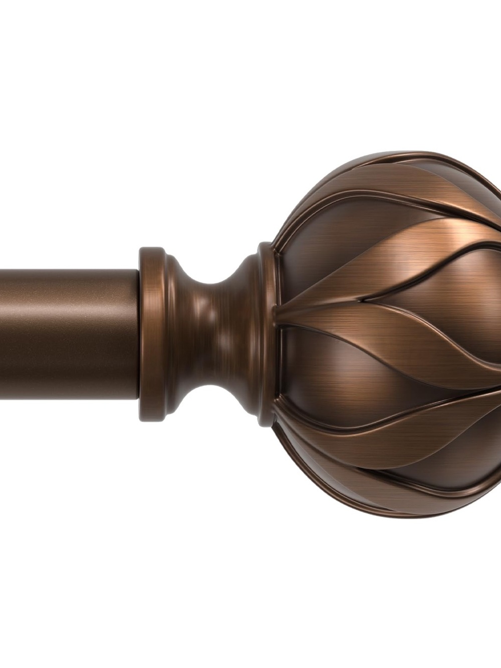 Antique Bronze Curtain Rod 48-84 Inches